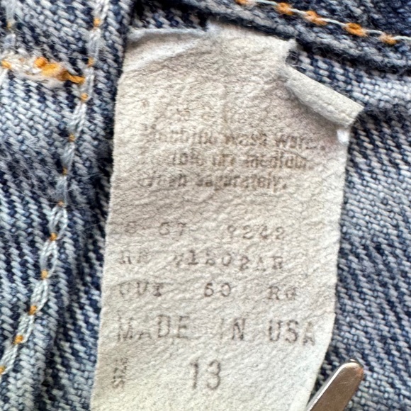 Vintage Acid-Washed Denim Skirt Size 13 - Picture 5 of 5